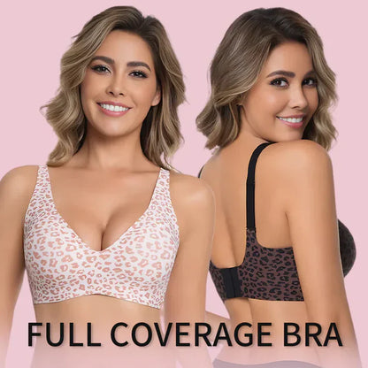 🌿 Spring Refresh! NESLEMY Women’s Wireless Deep V Bralette — Your Lightest T-Shirt Bra Yet