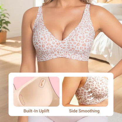 🌿 Spring Refresh! NESLEMY Women’s Wireless Deep V Bralette — Your Lightest T-Shirt Bra Yet