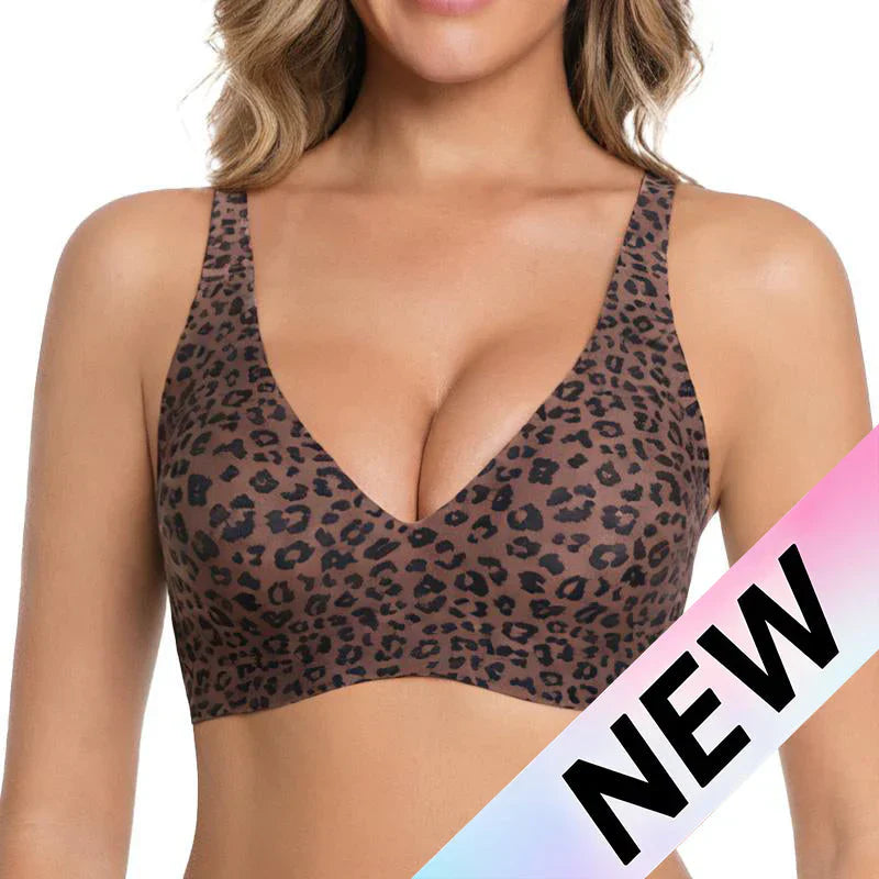🌿 Spring Refresh! NESLEMY Women’s Wireless Deep V Bralette — Your Lightest T-Shirt Bra Yet