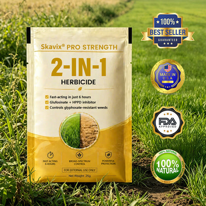 🏆 Official Store |Skavix® Pro Strength 2-in-1 Herbicide: Fast Acting Results on Glyphosate-Resistant Weeds