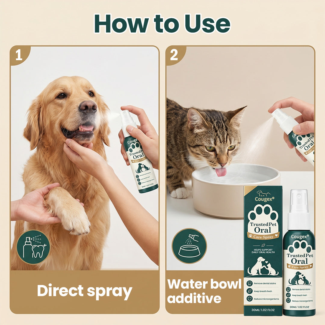 Cougex® TrustedPet Oral Care Spray - Easy Daily Dental Support
