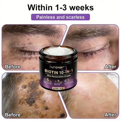 Made and Shipped from USA ✨QIAWI® Biotin 10-in-1 Skin Restoration Cream 🍀