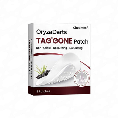 Cheemex® OryzaDarts TAG’GONE Patch✨Pain-Free Root-Level Removal Powered by Black Rice MicroDarts.