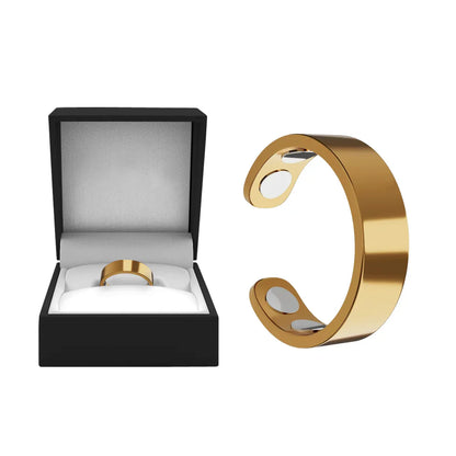 Juxek™ Magnetic Ring - Elegant Stainless Steel Ring - Magnet Rings