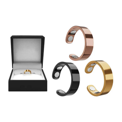 Juxek™ Magnetic Ring - Elegant Stainless Steel Ring - Magnet Rings