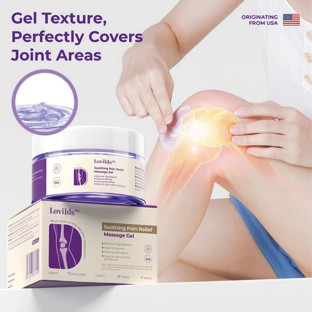 ✨ 70% OFF TONIGHT: LOVILDS™ Turmeric & Emu Oil Pain Relief Gel | Arthritis & Joint Support 🎁