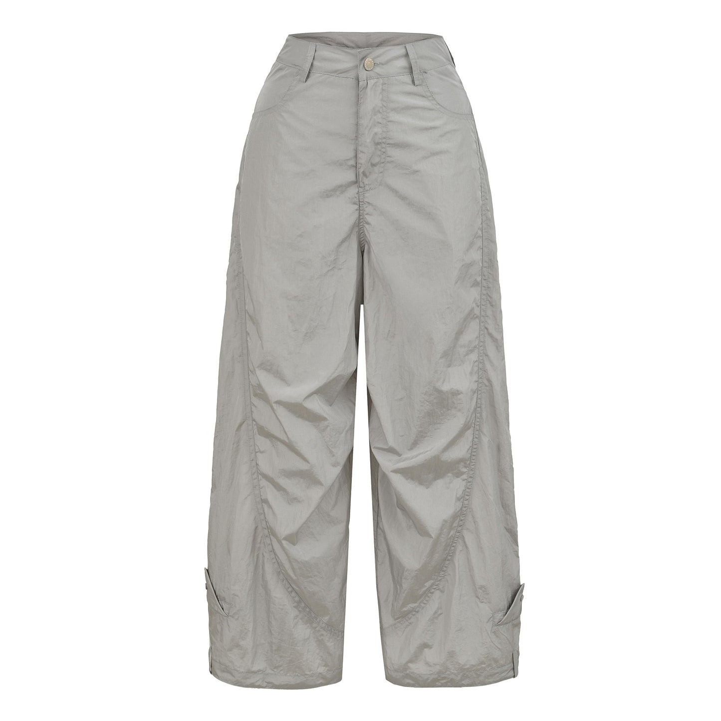 Splicing loose wide leg straight leg pants for women's quick drying jazz dance casual pants