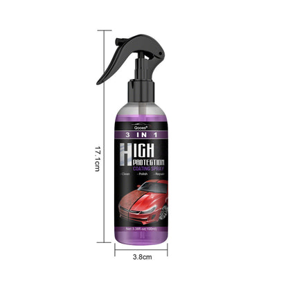 Qooes®-3-in-1 Ceramic Coating Spray – Professional-Grade Car Protection & Shine