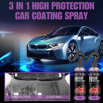 Qooes®-3-in-1 Ceramic Coating Spray – Professional-Grade Car Protection & Shine