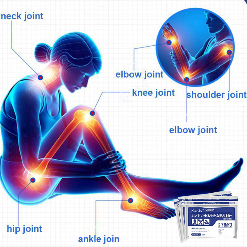 🔥SKAVIX™ Back Pain Patch Natural Pain Relief Patches for Knee Neck Shoulder and Joint Pain Muscle Soreness Arthritis Relief