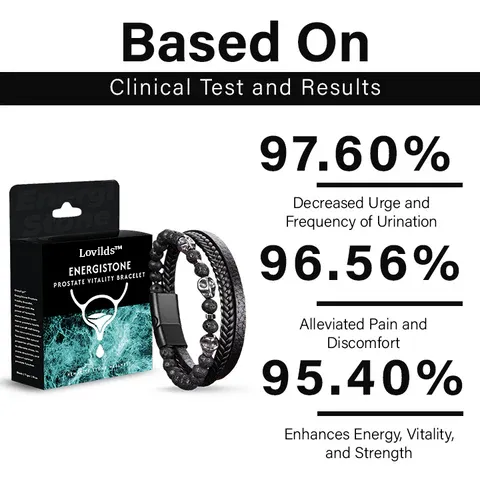 【 ✨Official Brand Store ✨】LOVILDS™ EnergiStone Prostate Vitality Bracelet💖Limited Time Discount🔥🔥