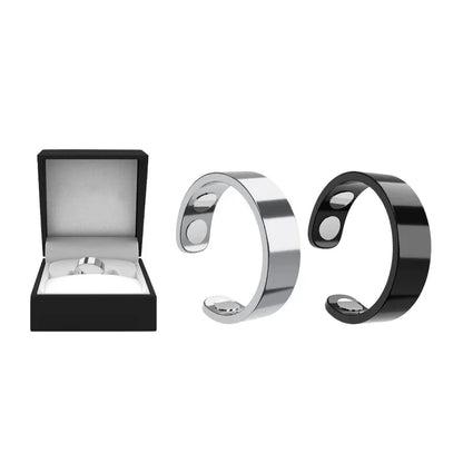 Juxek™ Magnetic Ring - Elegant Stainless Steel Ring - Magnet Rings