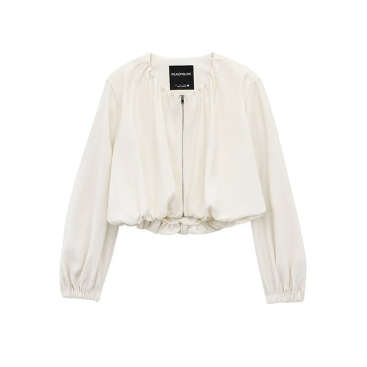 Versatile casual loose pleated niche jacket