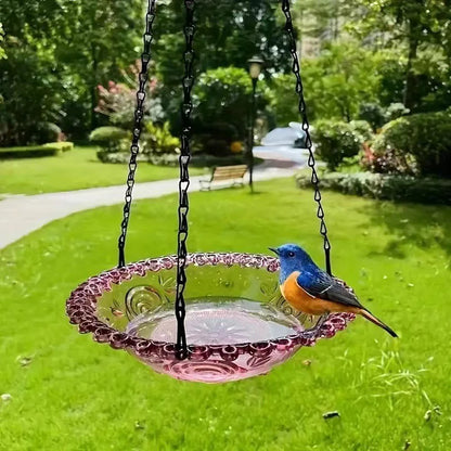 ✨Special Offer Today Only! 🐦 Solar Cascade Hanging Bird Bath Fountain