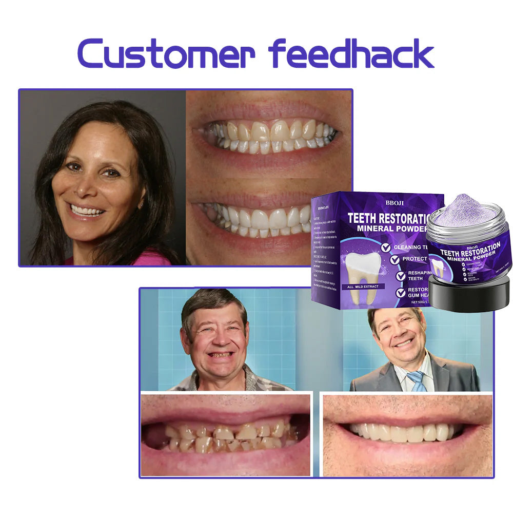 🦷 🚨 Last Day! 75% OFF BBOJI™ Teeth Restoration Mineral Powder